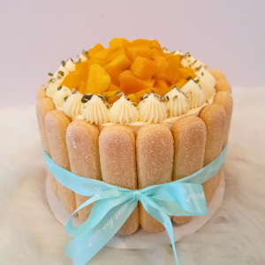 Mango Charlotte Fruit Cake 7 inches