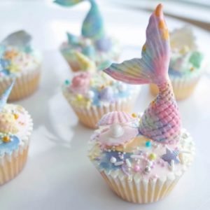 Little Mermaid Cupcakes (6 pcs)