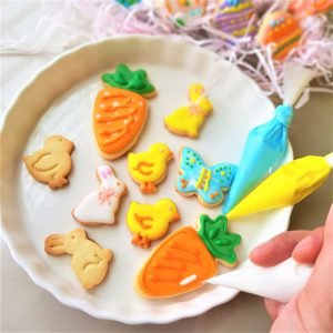 Easter Theme DIY Royal Icing Cookies