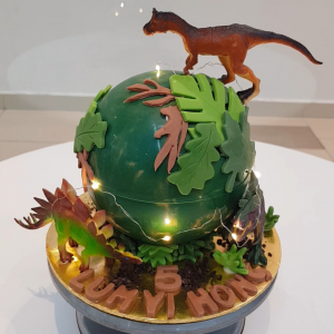 Dinosaur Pinata Cake