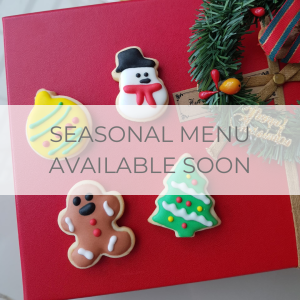 Christmas Icing Cookies (seasonal menu, available soon)