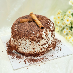 Chocolate Milk Foam Cake 6 inch