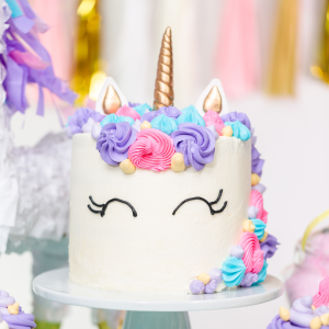 Unicorn Rainbow Cake 6 inches