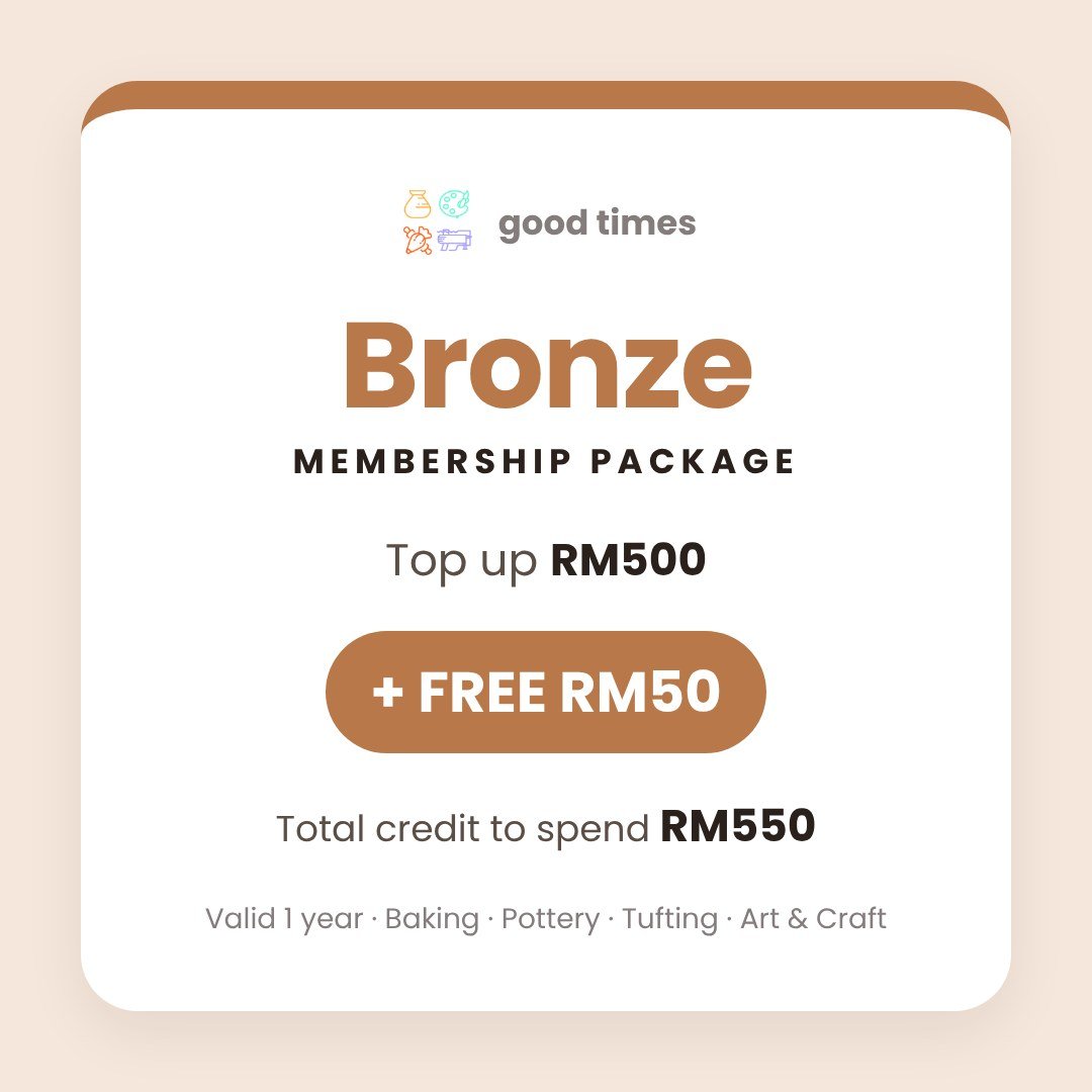 Good Times Bronze membership package card